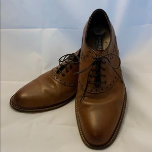 Men’s Aston Grey Tokyo Saddle Oxford in Tan 11
